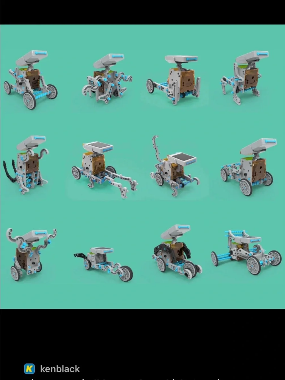 DISCOVERY #Mindblown Solar 12 Vehicle Creations 197-Piece STEM Robotics NEW!
